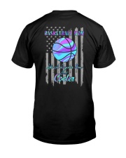 Basketball Mom Purple 2 Sides Premium Fit Mens Tee tile