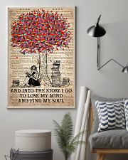 Colorful Tree - And Into The Story I Go 11x17 Poster lifestyle-poster-1