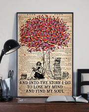Colorful Tree - And Into The Story I Go 11x17 Poster lifestyle-poster-2