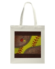 Love Softball Tote Bag tile