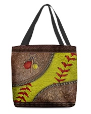 Love Softball All-over Tote front