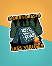 Sticker-Camping - More Forests Less Viruses Sticker - Single (Vertical) aos-sticker-single-vertical-lifestyle-front-02