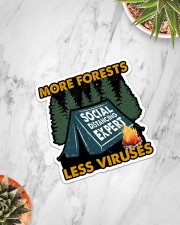 Sticker-Camping - More Forests Less Viruses Sticker - Single (Vertical) aos-sticker-single-vertical-lifestyle-front-06