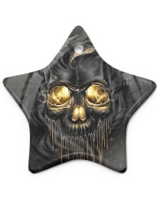 Melting Skull Ornament Star Ornament (Porcelain) tile