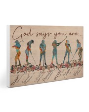 Golf - God Says You Are Gallery Wrapped Canvas Prints tile