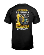 Excavator At Heart 2 Sides Classic T-Shirt back