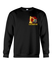 Excavator At Heart 2 Sides Crewneck Sweatshirt tile