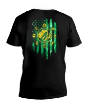 Scout - American Flag 2 Sides V-Neck T-Shirt tile