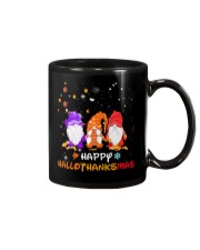 Gnome Happy HalloThanksMas Mug tile