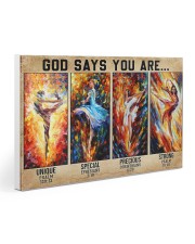 Ballet God Says You Are Gallery Wrapped Canvas Prints tile