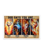 Ballet God Says You Are Sticker tile
