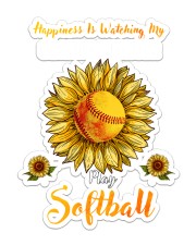 Softball - My Granddaughter Sticker tile