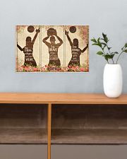 Custom Volleyball Be Strong Poster 17x11 Poster poster-landscape-17x11-lifestyle-24