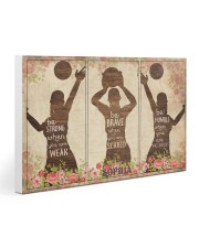 Custom Volleyball Be Strong Poster 30x20 Gallery Wrapped Canvas Prints thumbnail