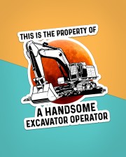 Sticker - Excavator - This Is A Property Sticker - Single (Vertical) aos-sticker-single-vertical-lifestyle-front-02