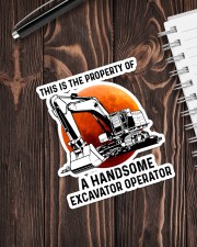 Sticker - Excavator - This Is A Property Sticker - Single (Vertical) aos-sticker-single-vertical-lifestyle-front-05
