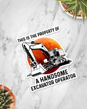 Sticker - Excavator - This Is A Property Sticker - Single (Vertical) aos-sticker-single-vertical-lifestyle-front-06