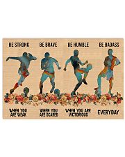 Soccer Be Strong 17x11 Poster front