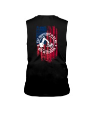 Excavator Old Man Flag 2 Sides Sleeveless Tee tile