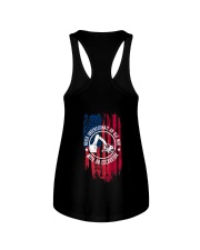 Excavator Old Man Flag 2 Sides Ladies Flowy Tank tile