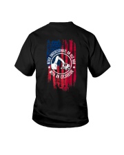 Excavator Old Man Flag 2 Sides Youth T-Shirt tile