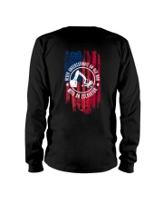 Excavator Old Man Flag 2 Sides Long Sleeve Tee tile