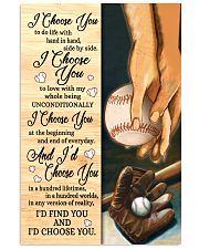 Baseball - I Choose You Poster 11x17 Poster front