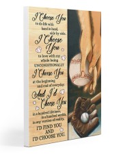Baseball - I Choose You Poster Gallery Wrapped Canvas Prints tile