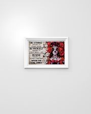 Sugar Skull Lady Be Yourself 17x11 Poster poster-landscape-17x11-lifestyle-02