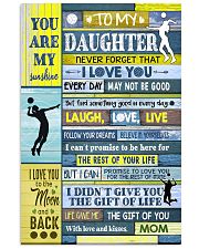 Volleyball To My Daughter 11x17 Poster front