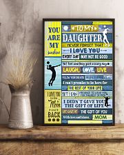 Volleyball To My Daughter 11x17 Poster lifestyle-poster-3