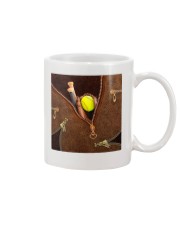 Softball Leather Mug tile