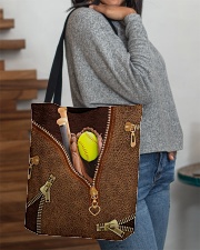 Softball Leather All-over Tote aos-all-over-tote-lifestyle-front-09