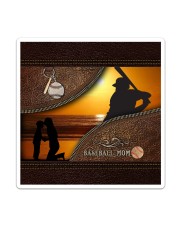 Baseball Mom Sunset Sticker - Single (Vertical) thumbnail