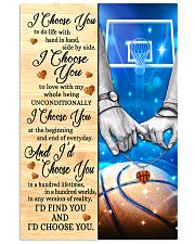 Basketball Couple I Choose You 11x17 Poster front