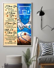 Basketball Couple I Choose You 11x17 Poster lifestyle-poster-1
