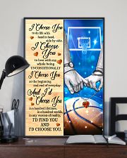 Basketball Couple I Choose You 11x17 Poster lifestyle-poster-2