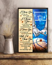Basketball Couple I Choose You 11x17 Poster lifestyle-poster-3