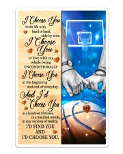 Basketball Couple I Choose You Sticker - Single (Vertical) thumbnail