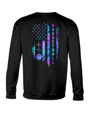 American Flag Basketball Blue 2 Sides Crewneck Sweatshirt tile