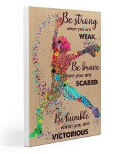 Softball - Be Strong 15 20x30 Gallery Wrapped Canvas Prints thumbnail