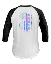 Nurse Flag 2 Sides Baseball Tee tile