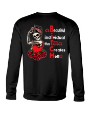Skull And Roses 2 Sides Crewneck Sweatshirt tile