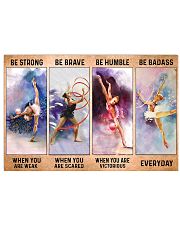 Gymnastics - Be Strong 17x11 Poster front