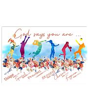 Volleyball - God Says You Are 17x11 Poster front