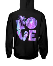 Baseball Girl Hologram 2 Sides Hooded Sweatshirt tile