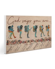 Hiking God Says You Are Gallery Wrapped Canvas Prints tile