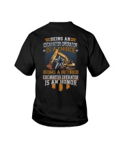 Excavator Operator Is An Honor 2 Sides Youth T-Shirt tile