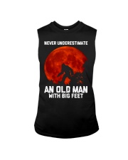 Camping - An Old Man With Big Feet Sleeveless Tee tile