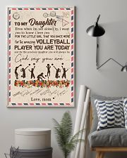 To My Daughter Volleyball Player 11x17 Poster lifestyle-poster-1